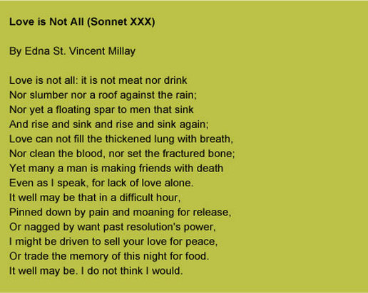 modern sonnet examples